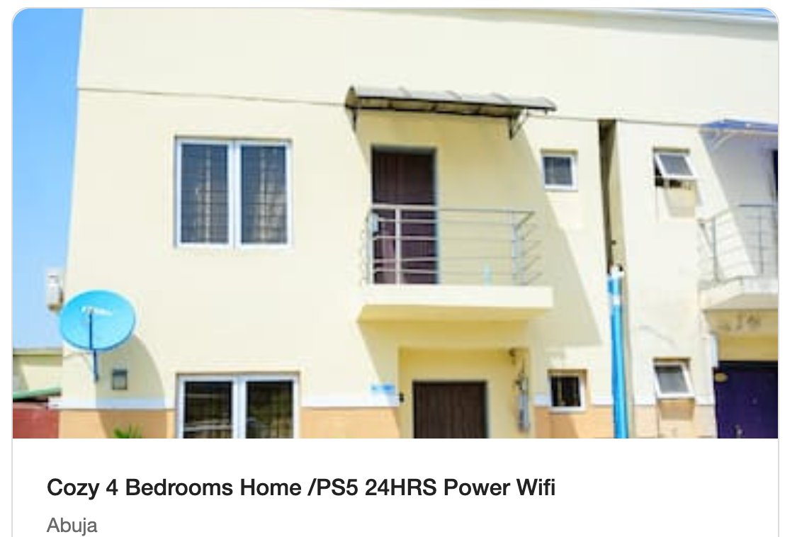 Before: generic Airbnb listing titled Cozy 4 Bedrooms Home with one flat exterior photo
